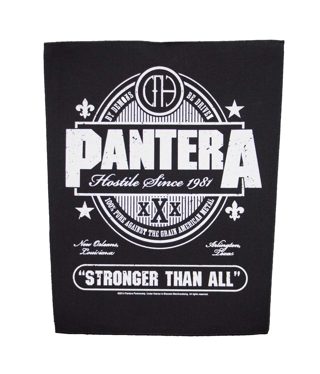 Pantera Stronger Than All Hostile Since 1981 Sew-On Backpatch