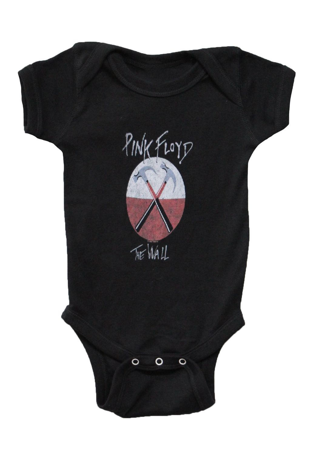 Pink Floyd The Wall Crossed Hammers Onesie Blk