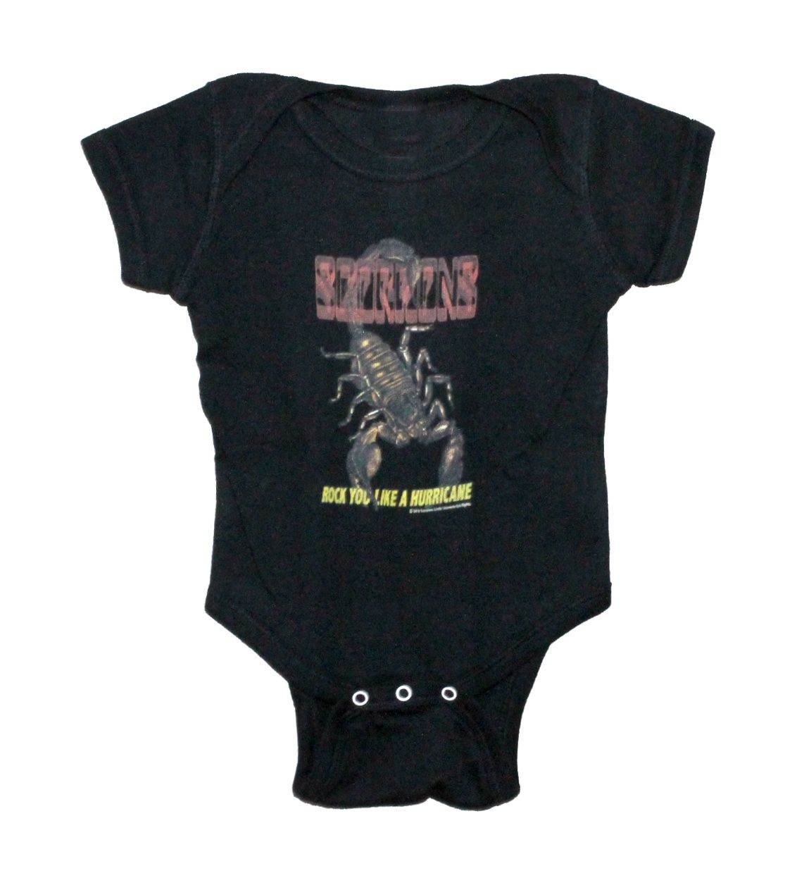 Scorpions Rock You Like a Hurricane Onesie - Black