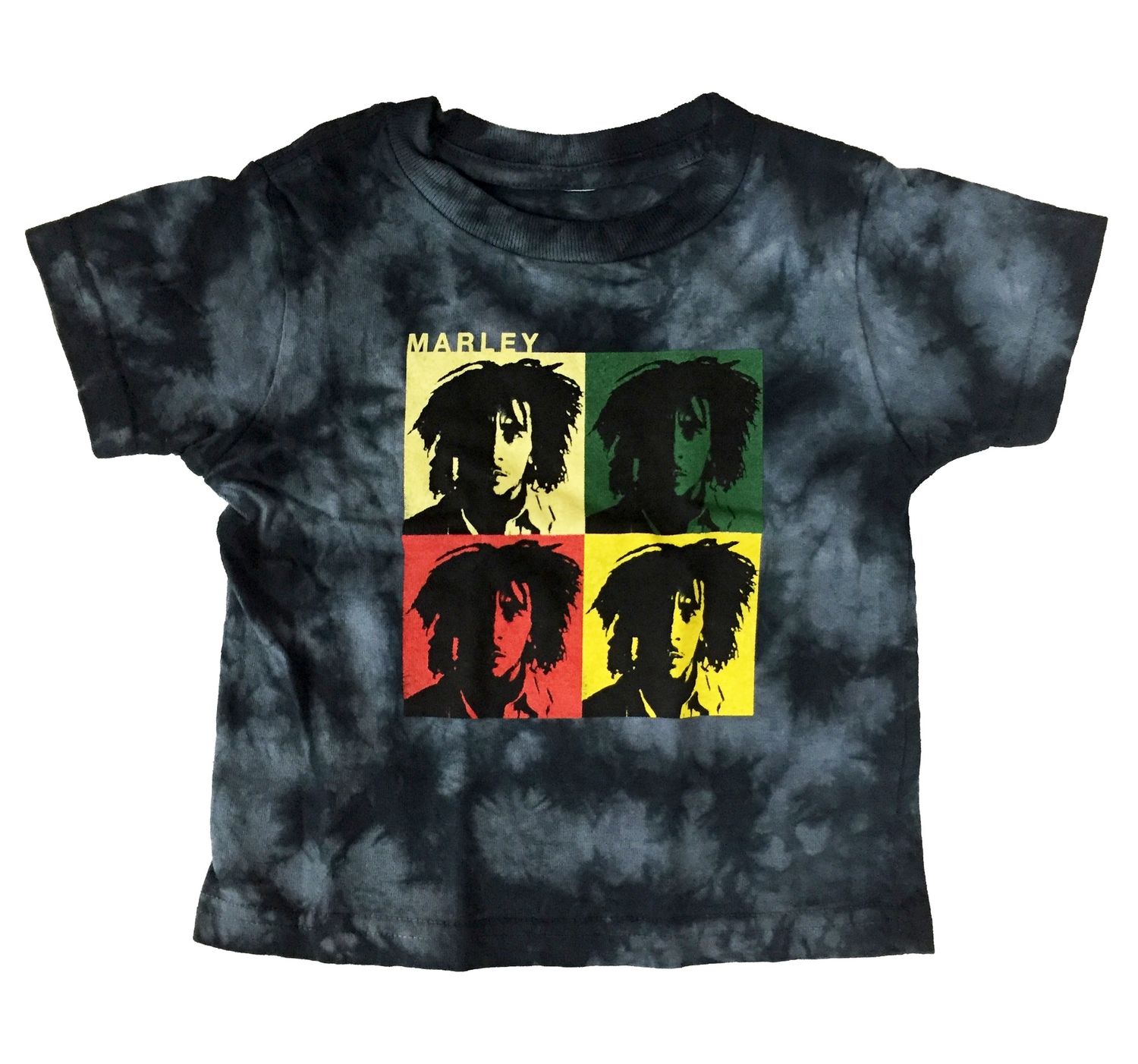Bob Marley Four Square Toddler - Dark Tye-Dye