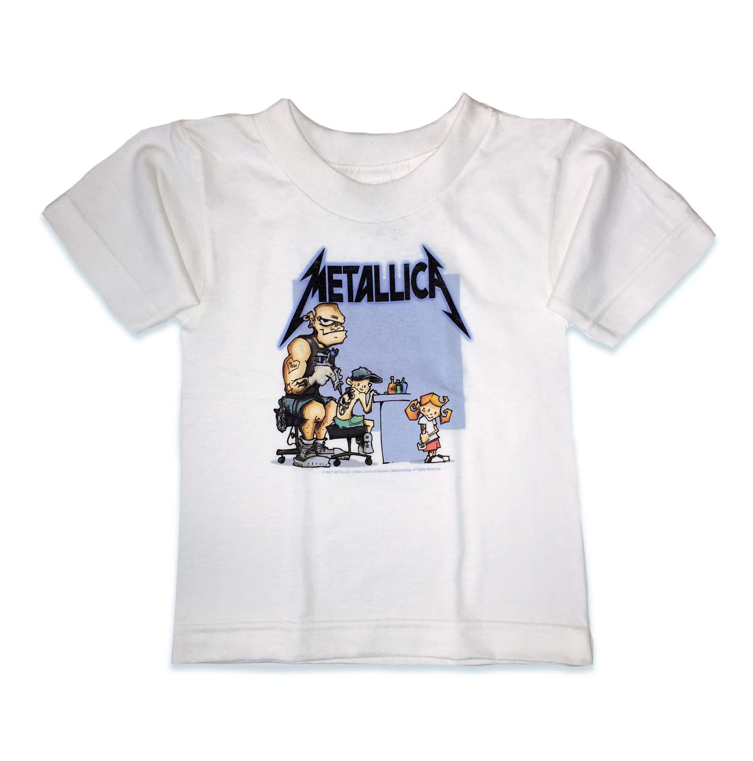 Metallica White Tattoo Toddler Tee