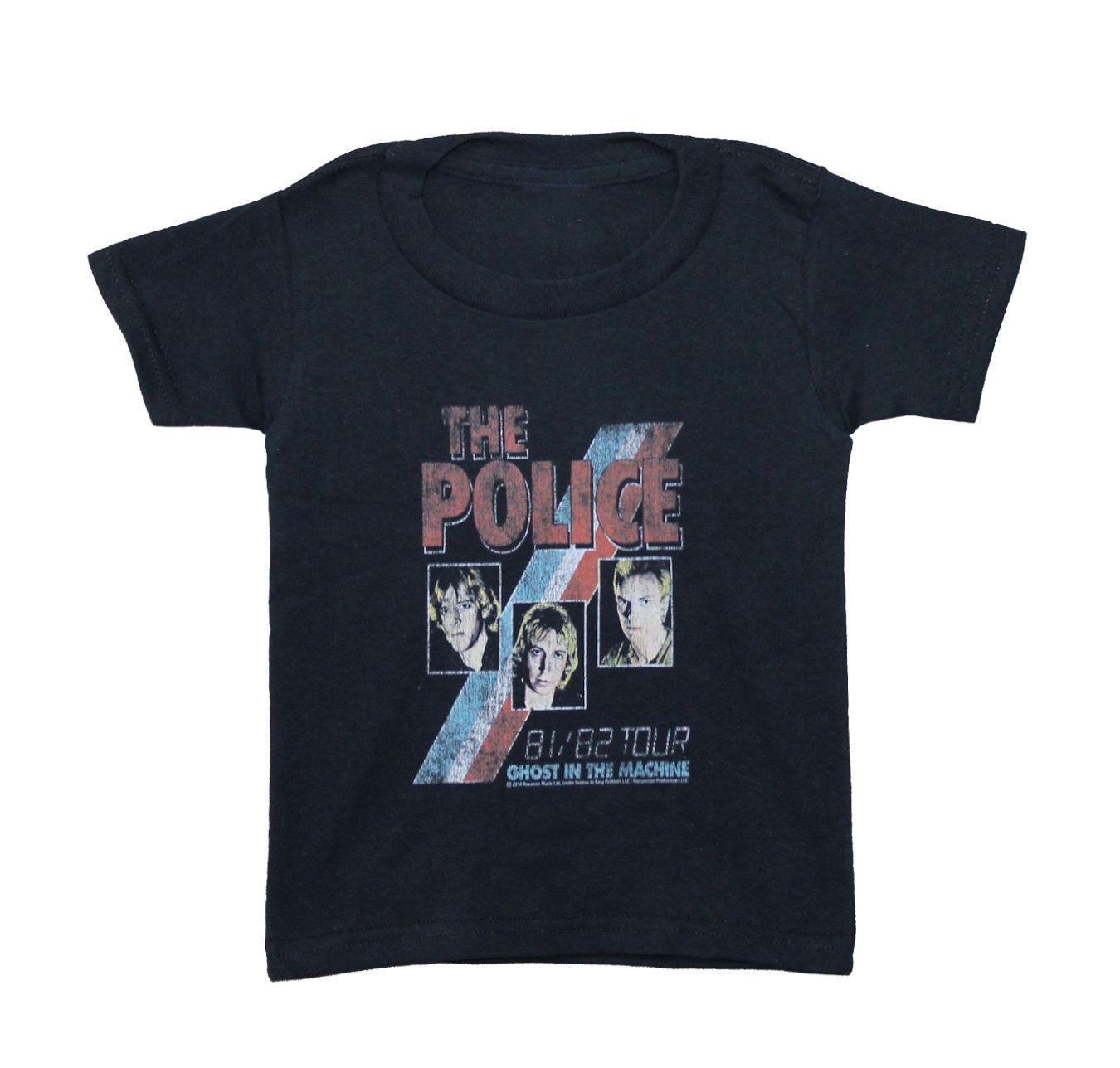 The Police Ghost in the Machine Tour Toddler - Black