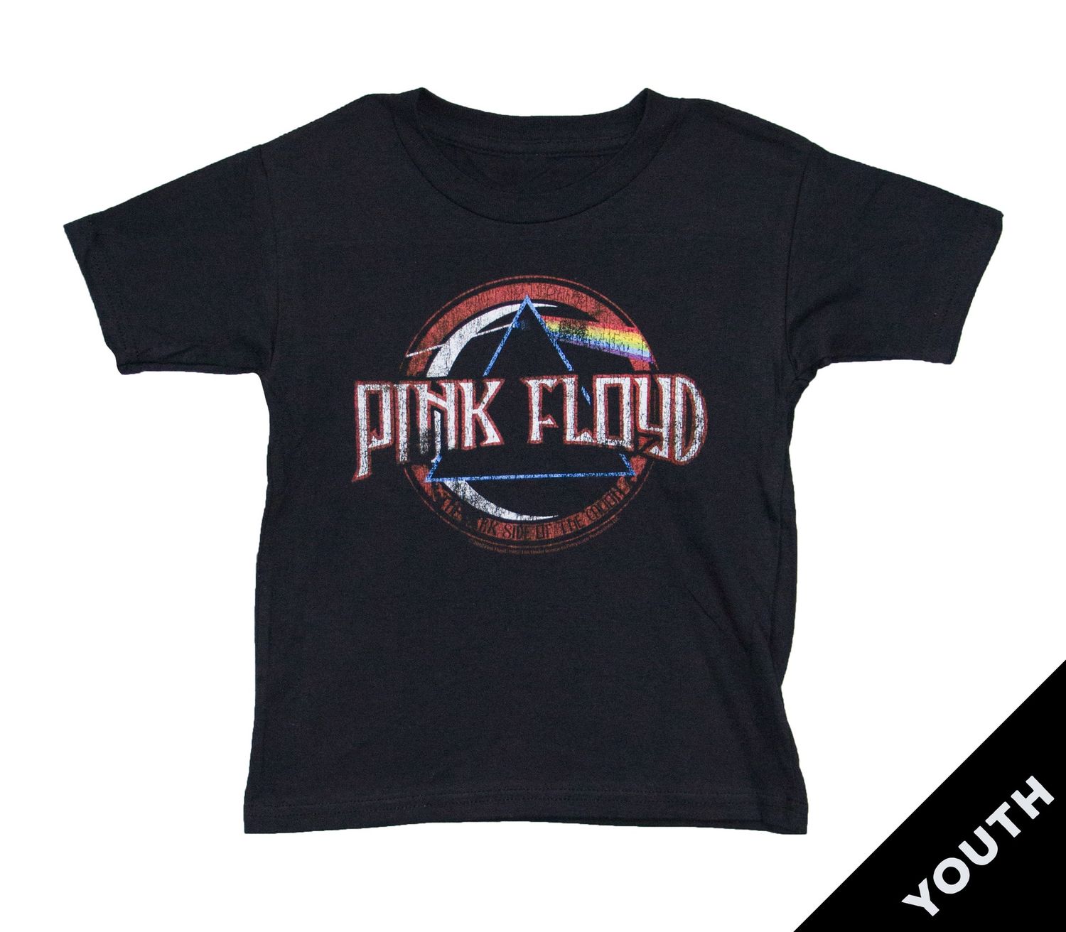 Pink Floyd Dark Side of The Moon Youth Tee-BLK