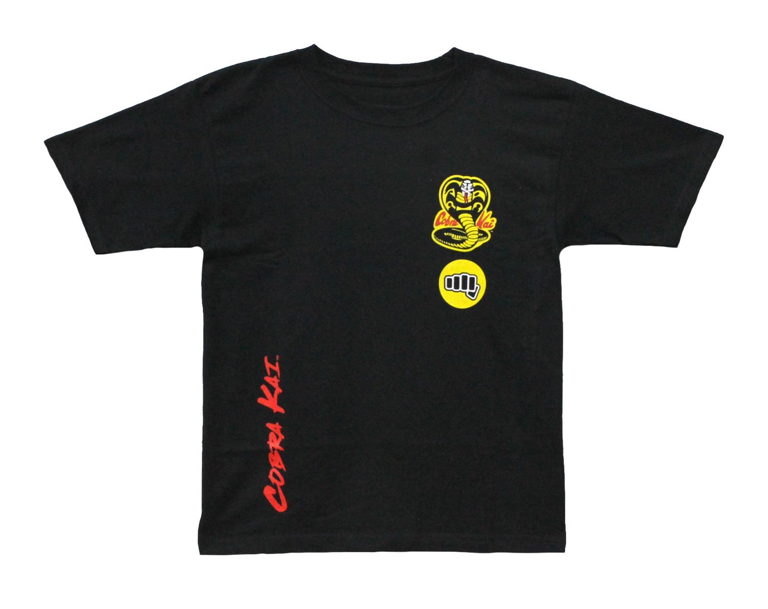 Cobra Kai Badges Youth Shirt - Black
