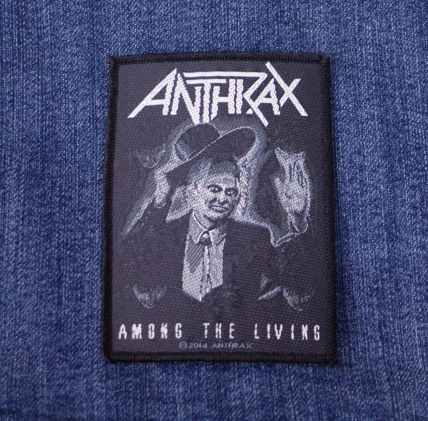 Anthrax Among the Living Sew-On Patch
