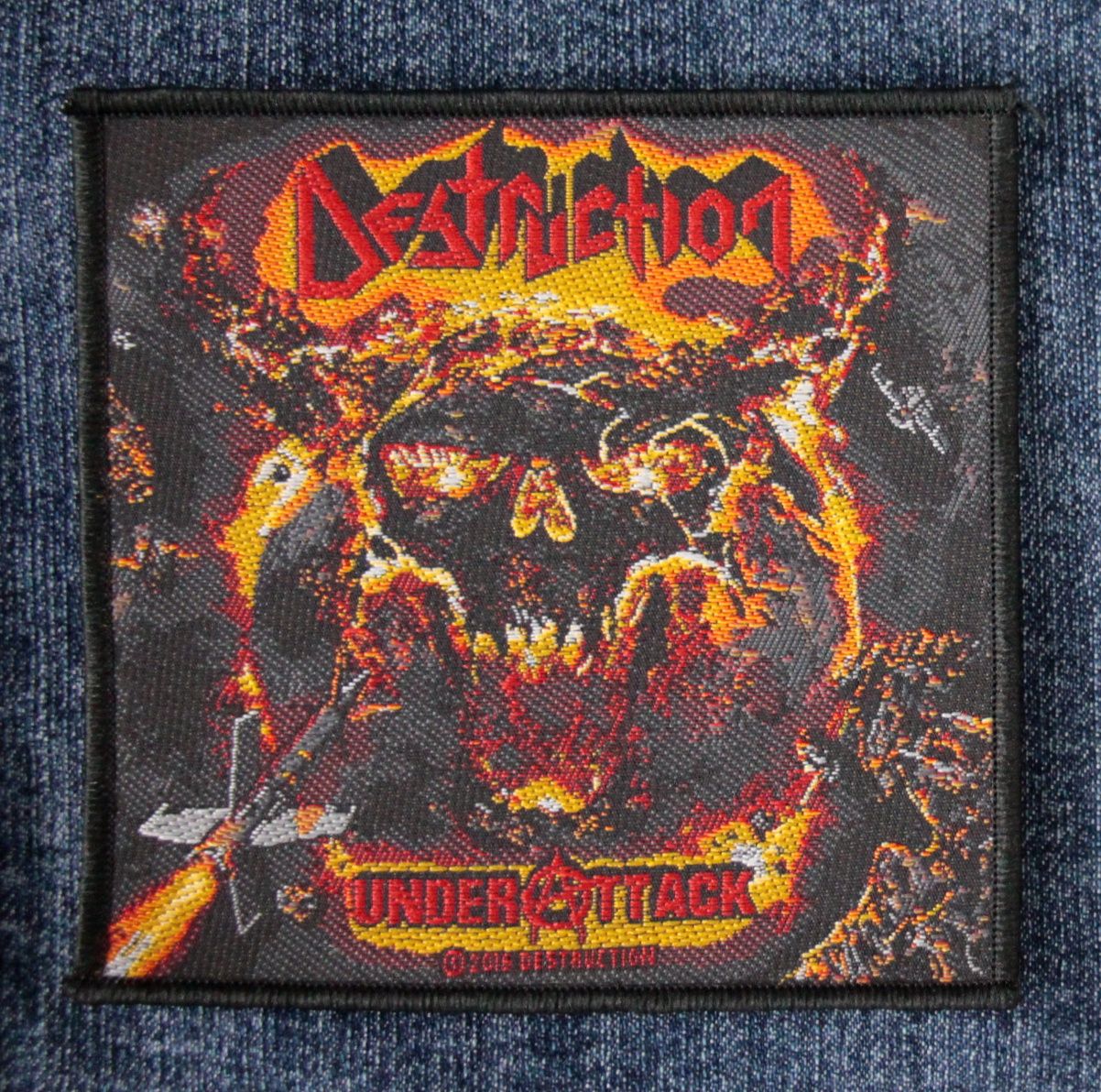 Destruction Under Attack Sew-On Patch