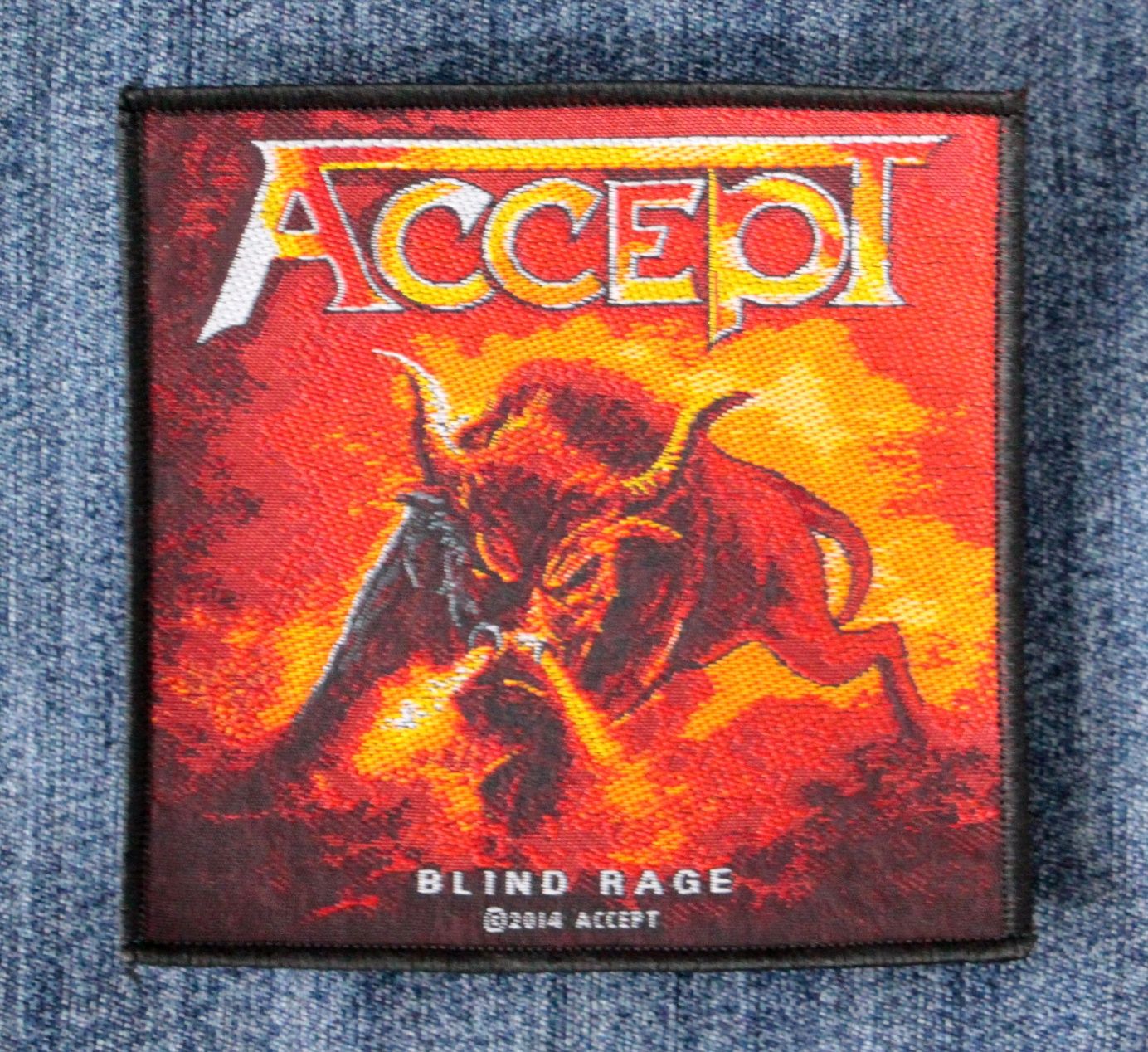 Accept Blind Rage Sew-On Patch
