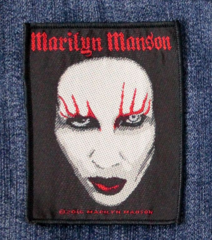 Marilyn Manson Face Sew-On Patch