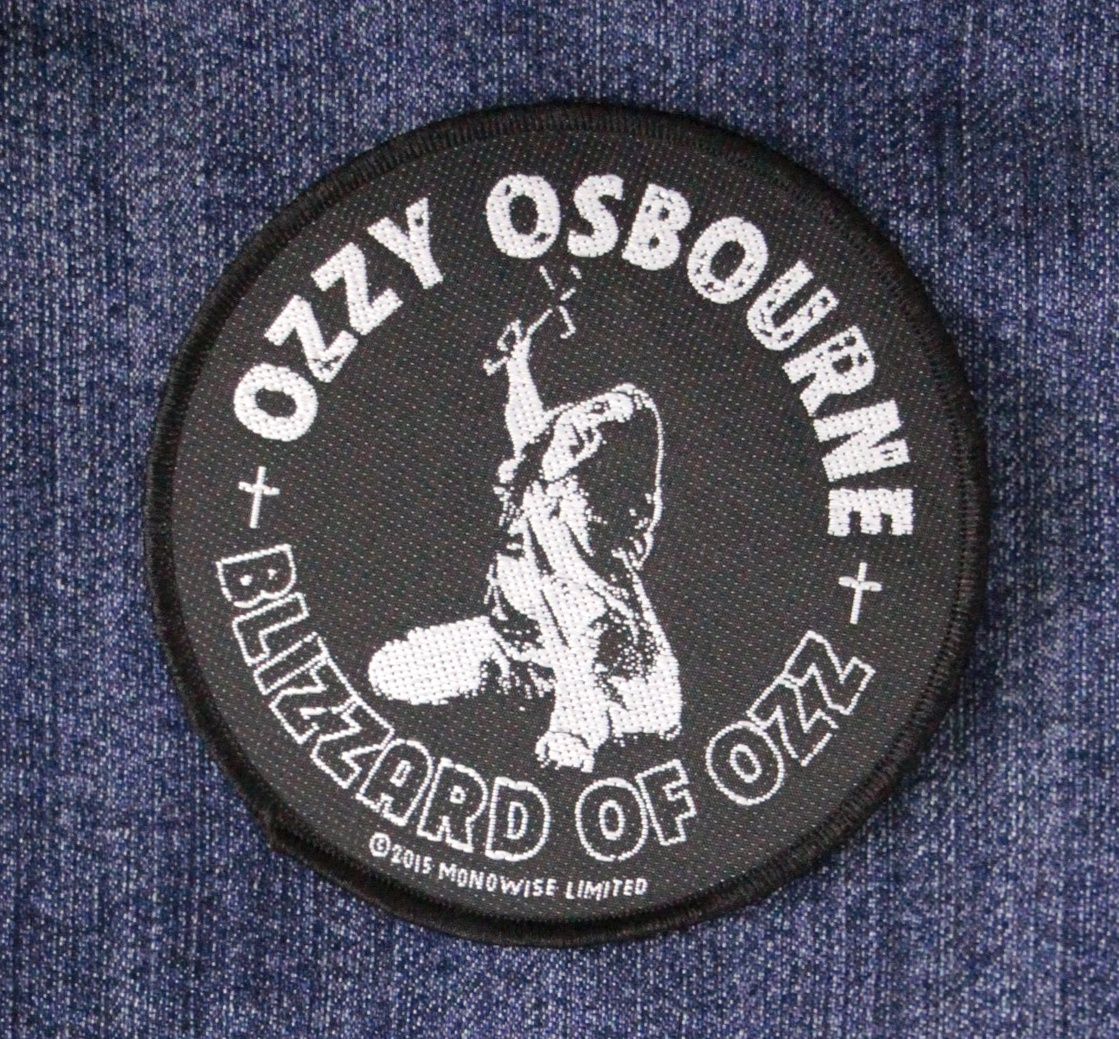 Ozzy Osbourne Blizzard of Ozz Round Sew-On Patch