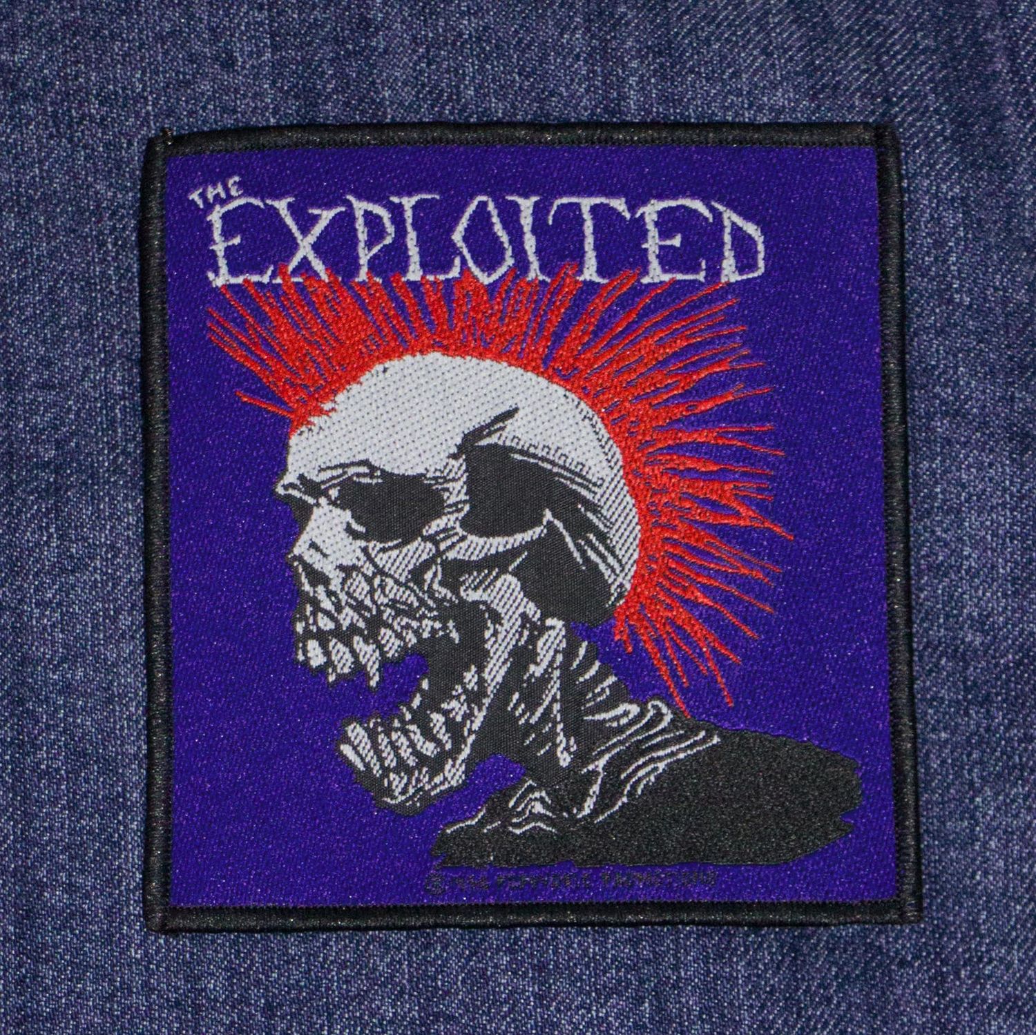 The Exploited - Red Mohawk  Sew-On Patch