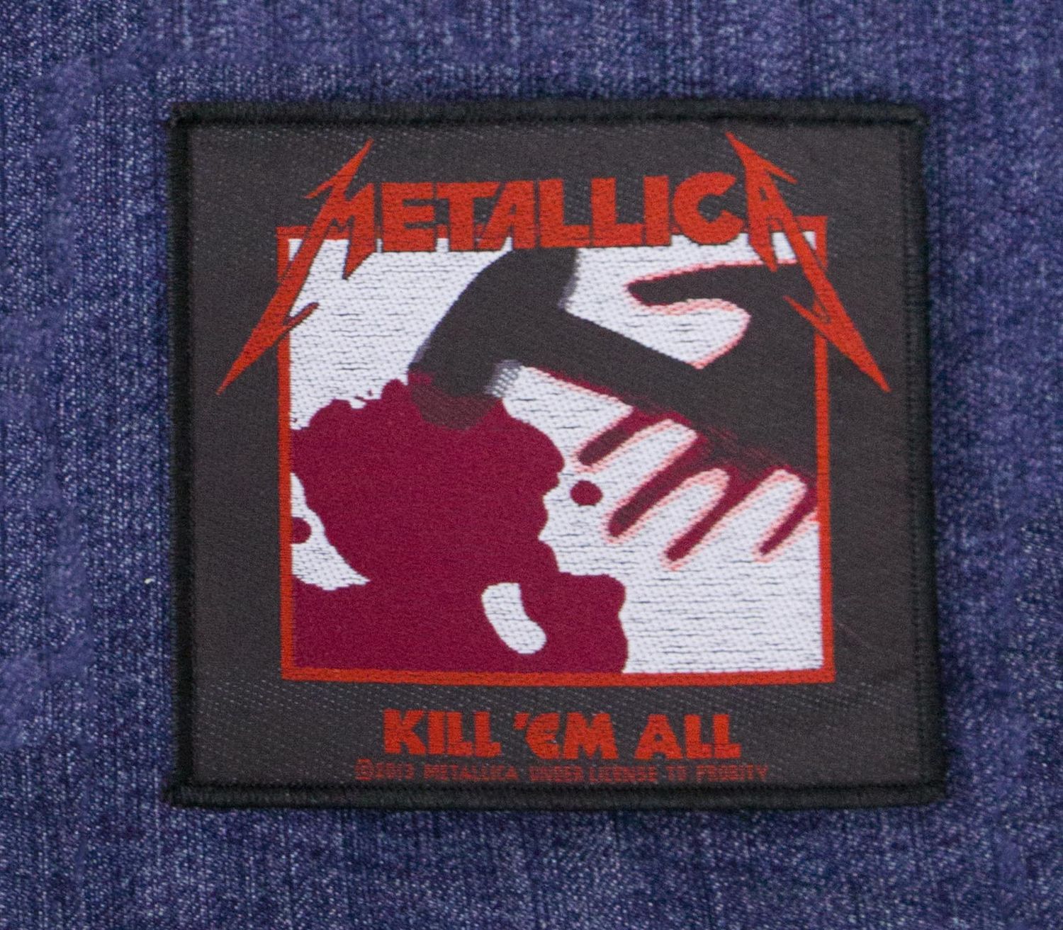 Metallica Kill 'Em All Sew-On Patch