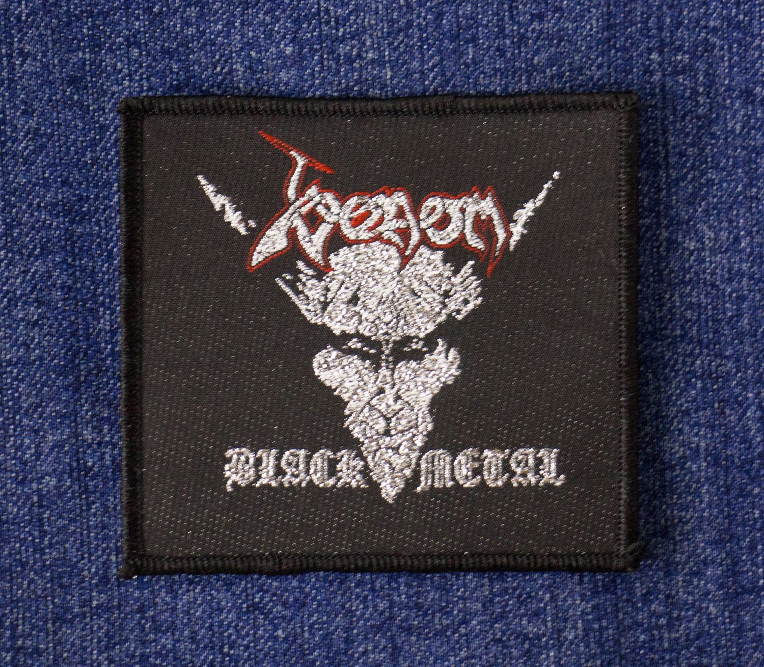 Venom - Black Metal Silver - Sew-On Patch