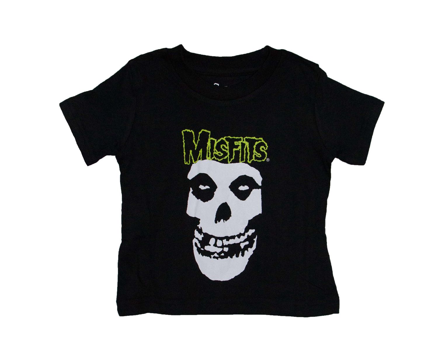 Misfits - Fiend Logo w/ Green Text Youth Tee - BLK