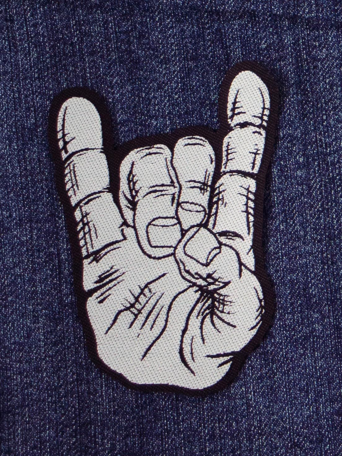 Generic Devil Horns Sew-On Patch