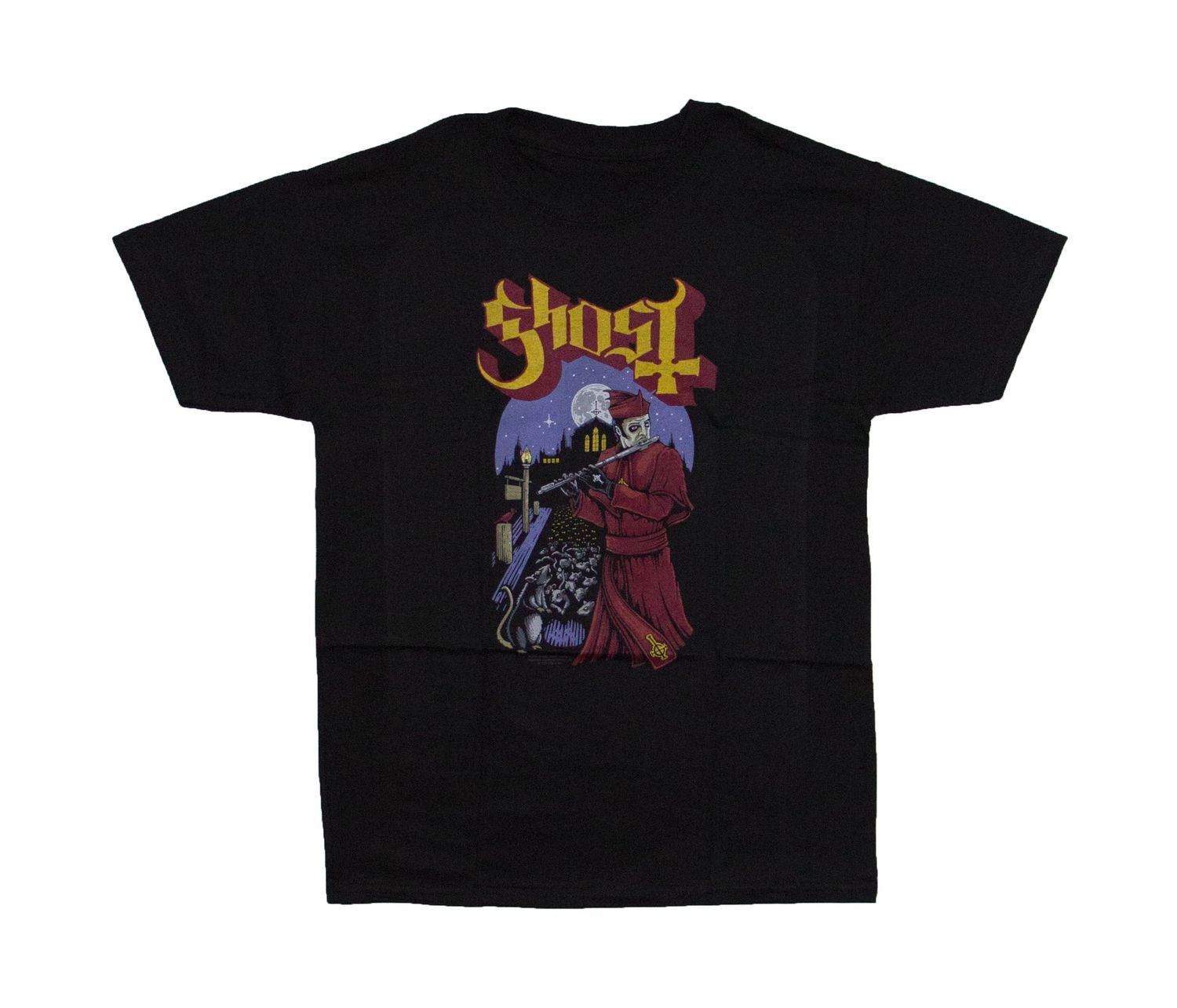 Ghost - Pied PiperYouth Tee - BLK