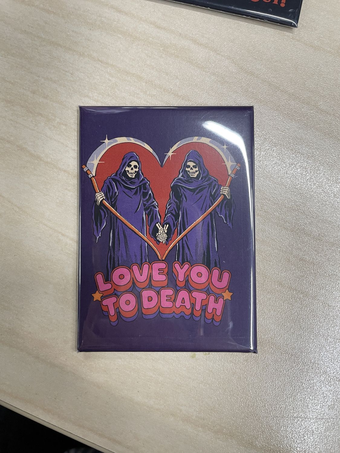 Steven Rhodes - Love You To Death Large Magnet