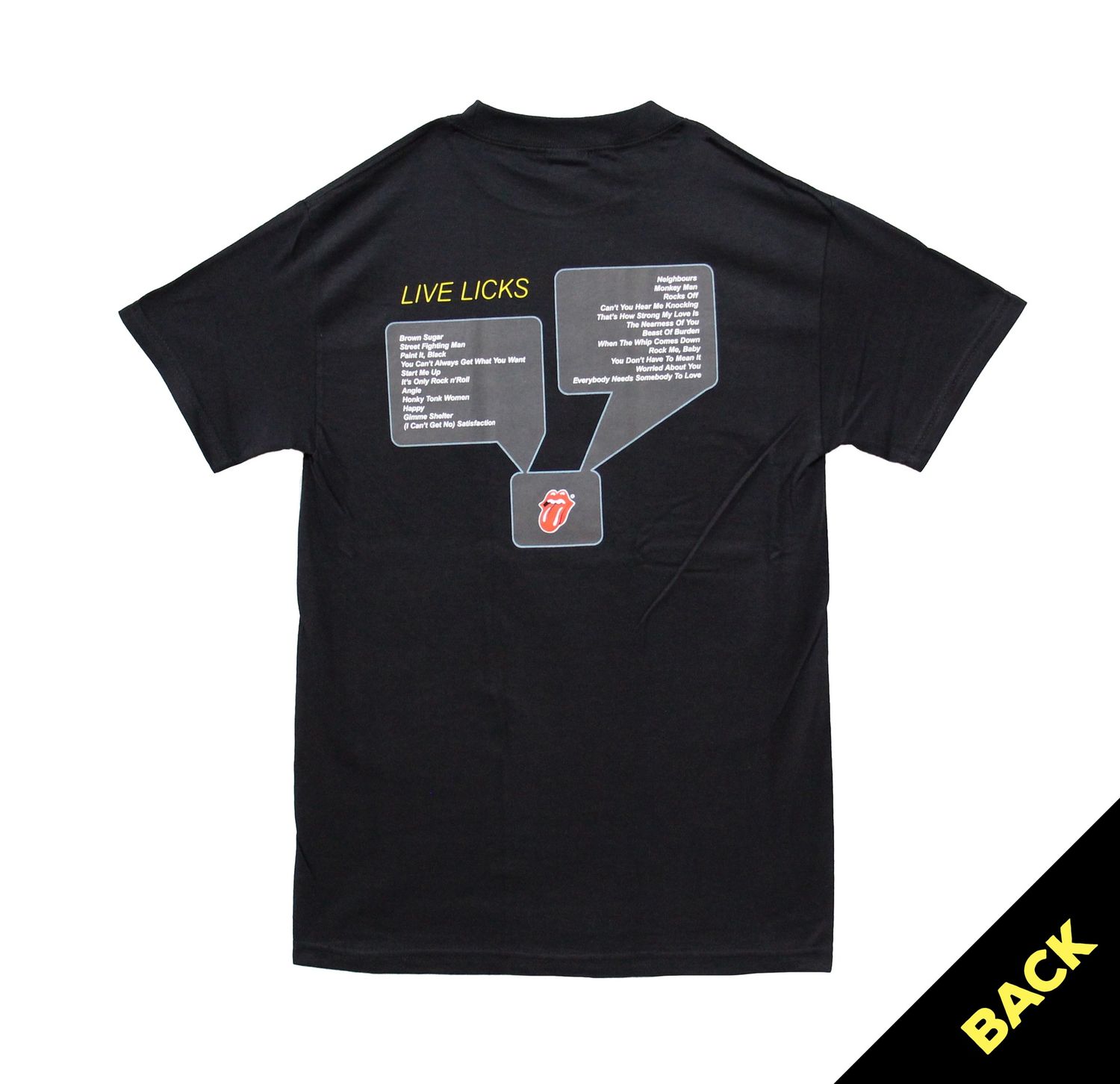 Rolling Stones Live Licks - Black