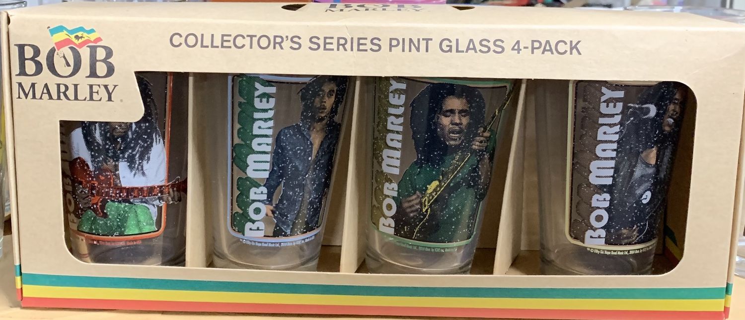 Bob Marley Pint Glass Set