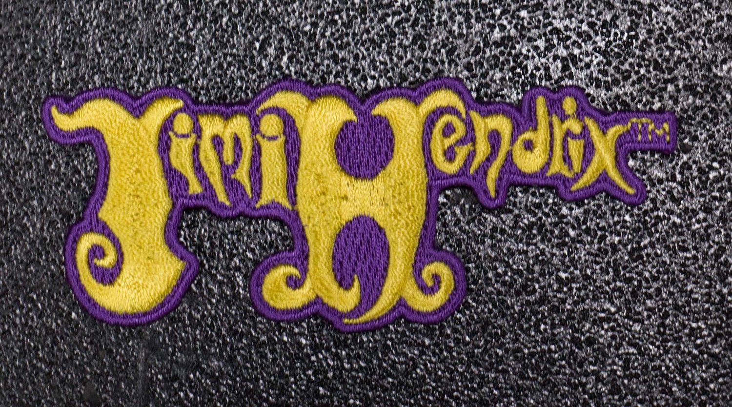 Jimi Hendrix - Name Logo Iron-On Patch
