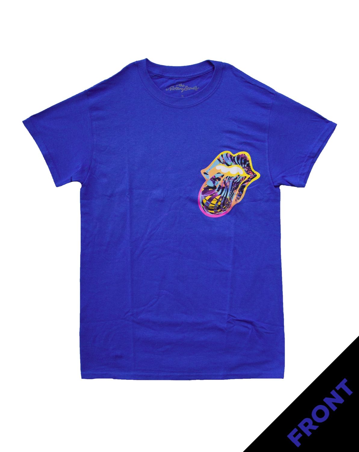 Rolling Stones 60th Gradient Text - BLU