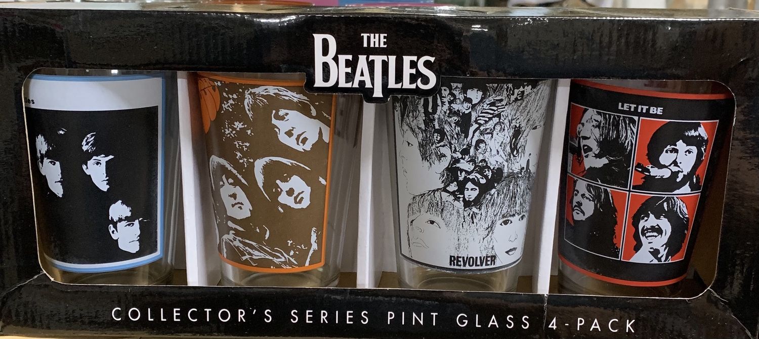 Beatles Albums Pint Glass Set