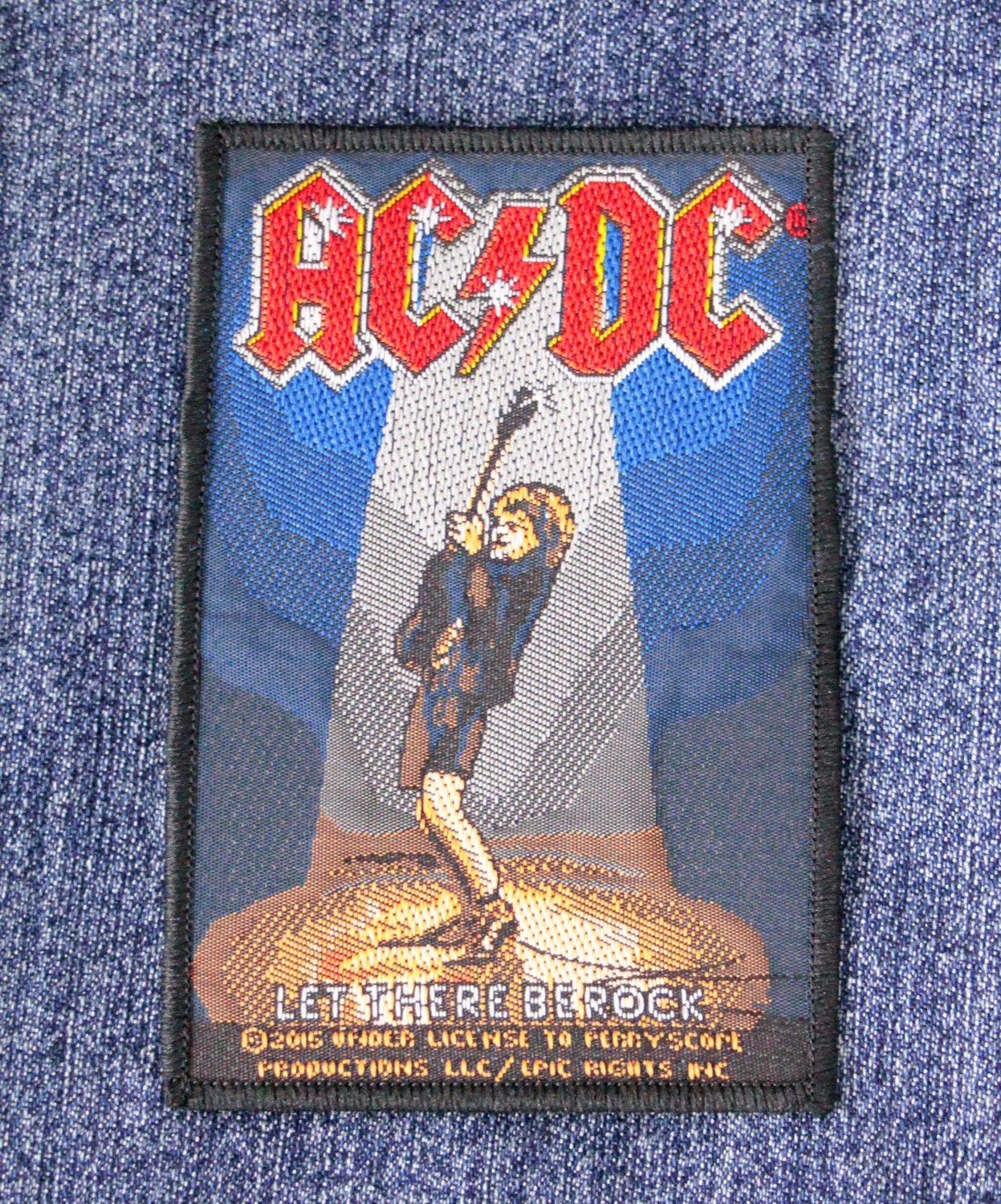 AC/DC Let There Be Rock Sew-On Patch