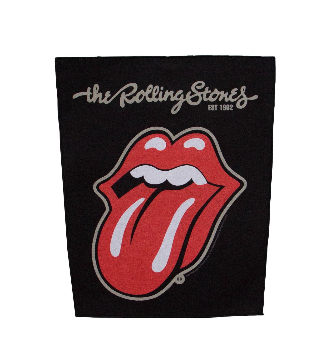 Rolling Stones - Classic Tongue Est. 1962 Sew-on Backpatch