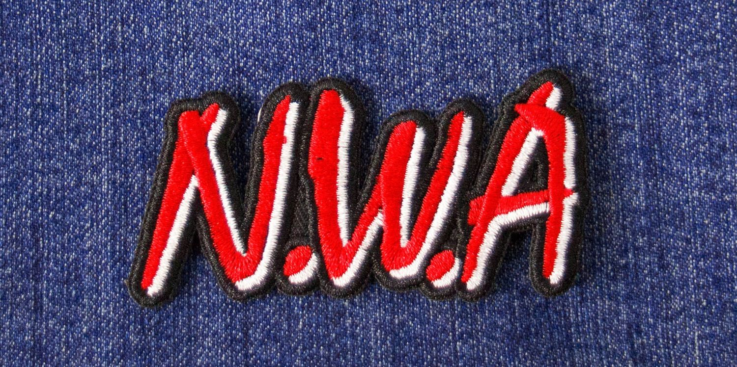 NWA Text Logo Iron-On Patch