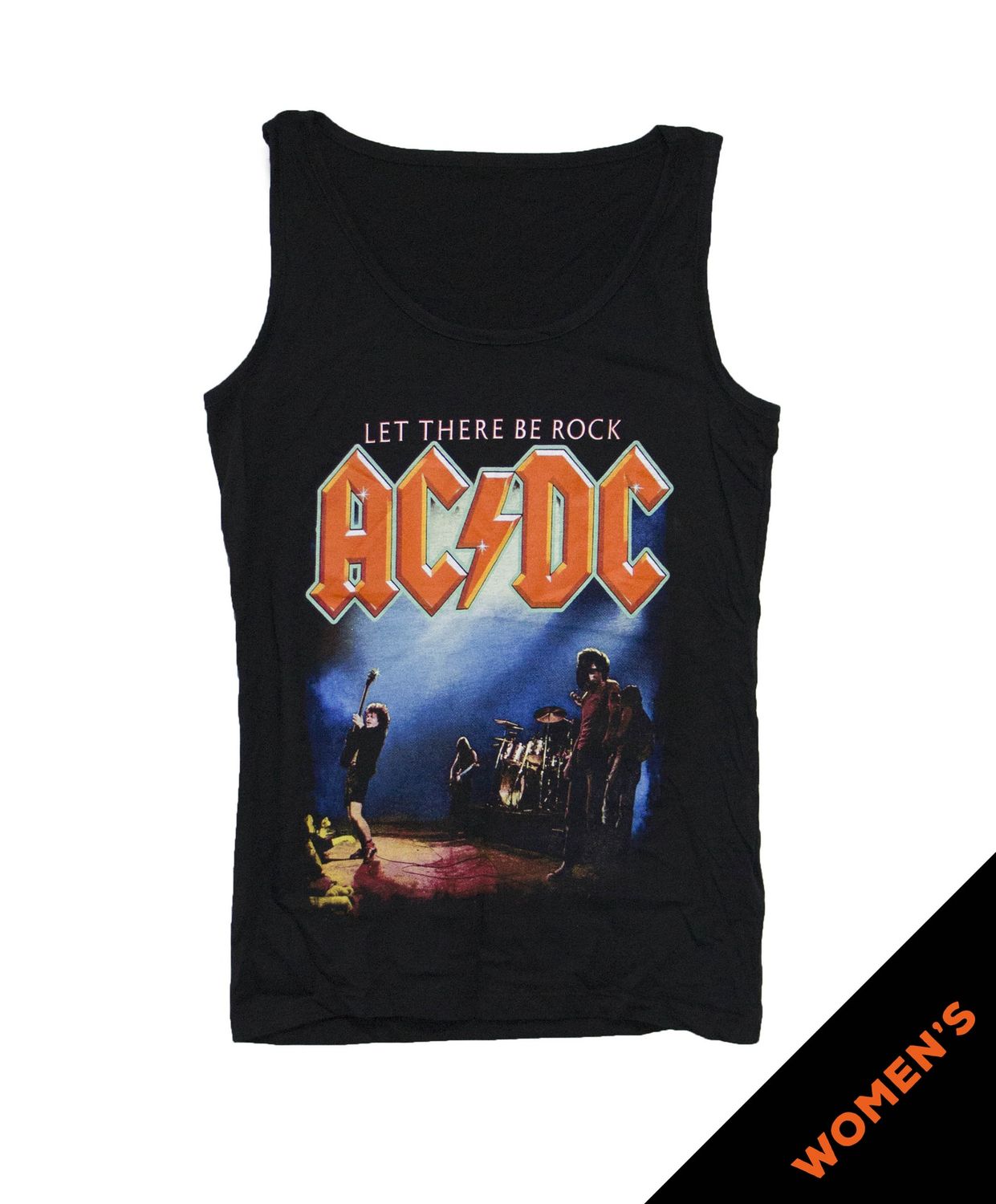 AC/DC - Let There Be Rock Women's Tank Top - BLK