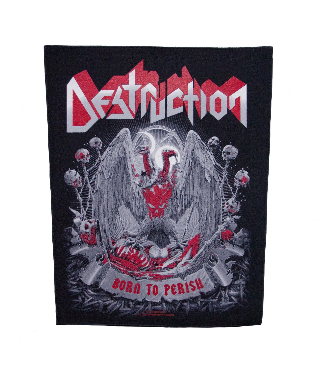 Destruction Born to Perish Backpatch