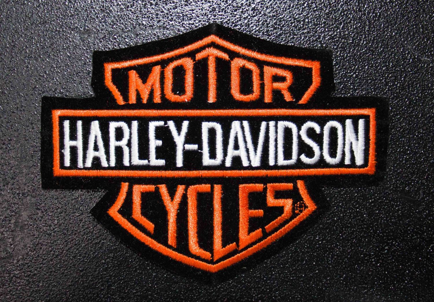 Harley Davidson Crest Oversized Iron-On Patch