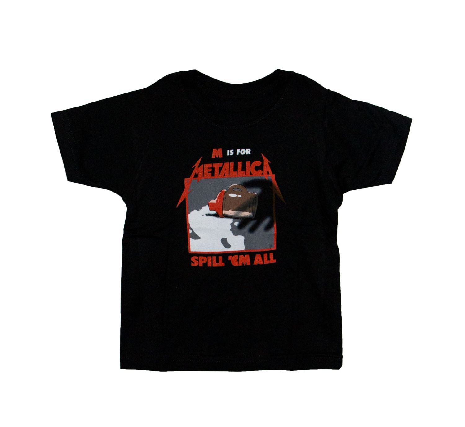 Metallica Spill 'Em All Toddler - Black