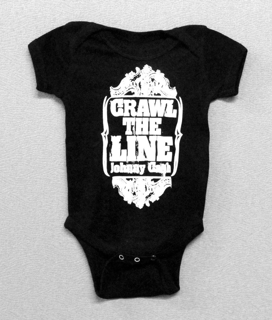 Johnny Cash Crawl the Line Onesie