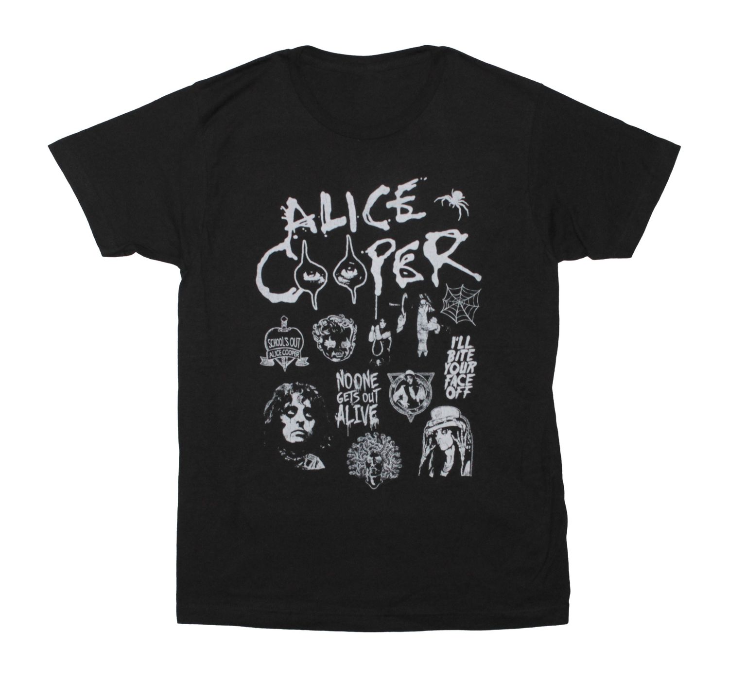 Alice Cooper Collage - BLK
