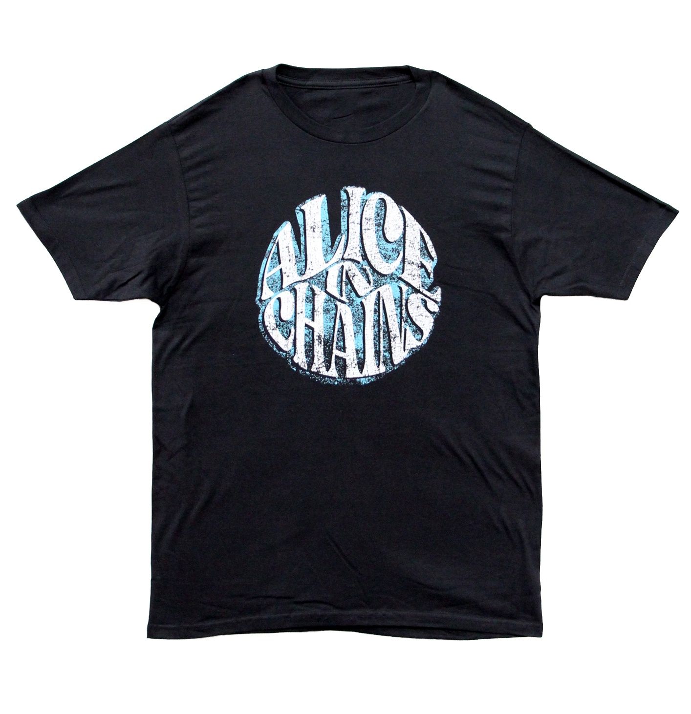 Alice in Chains Circle Text - Black