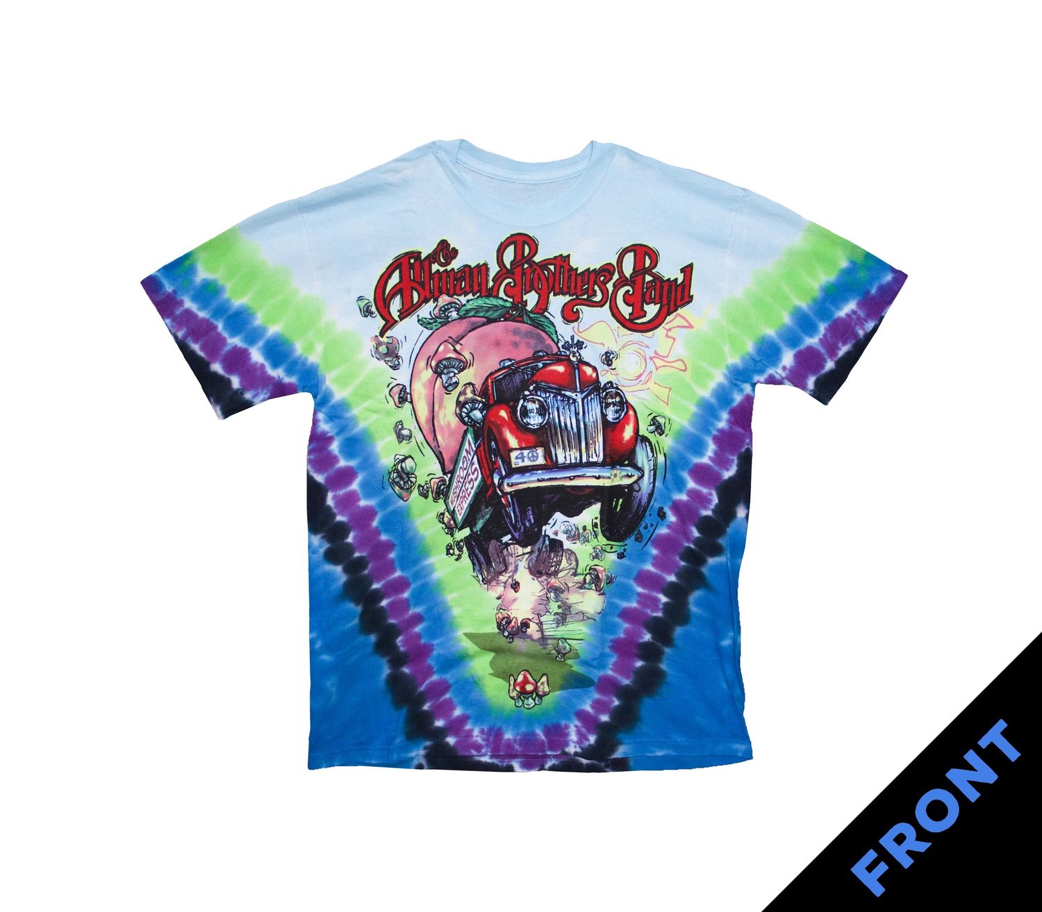 Allman Brothers Mushroom Express Peach - Tye-Dye