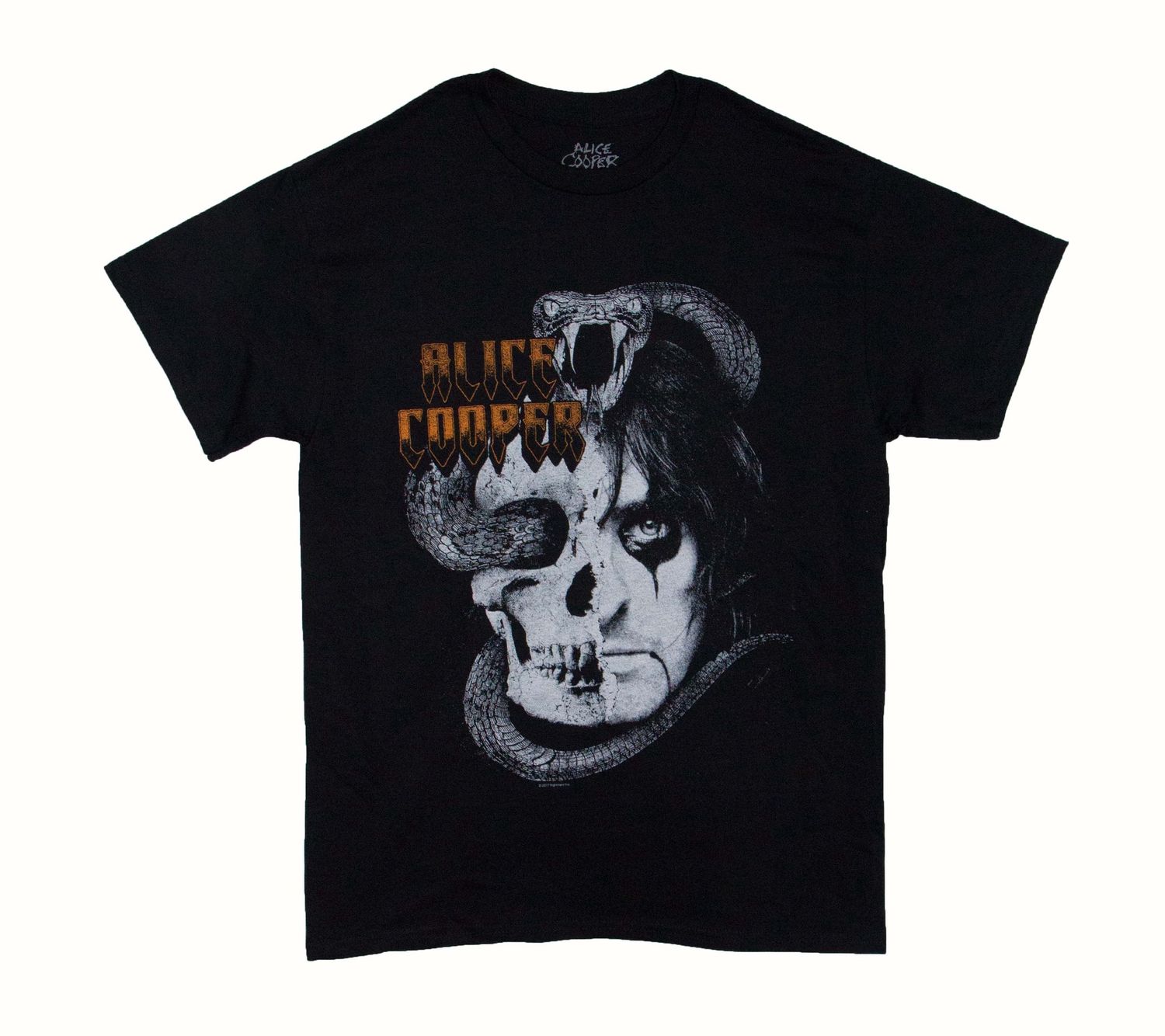 Alice Cooper Snake Skull - BLK