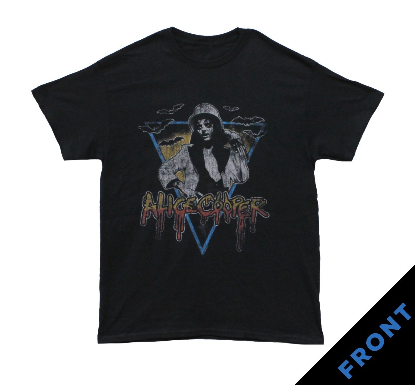 Alice Cooper Triangle Bats Tour 75-77 - Black