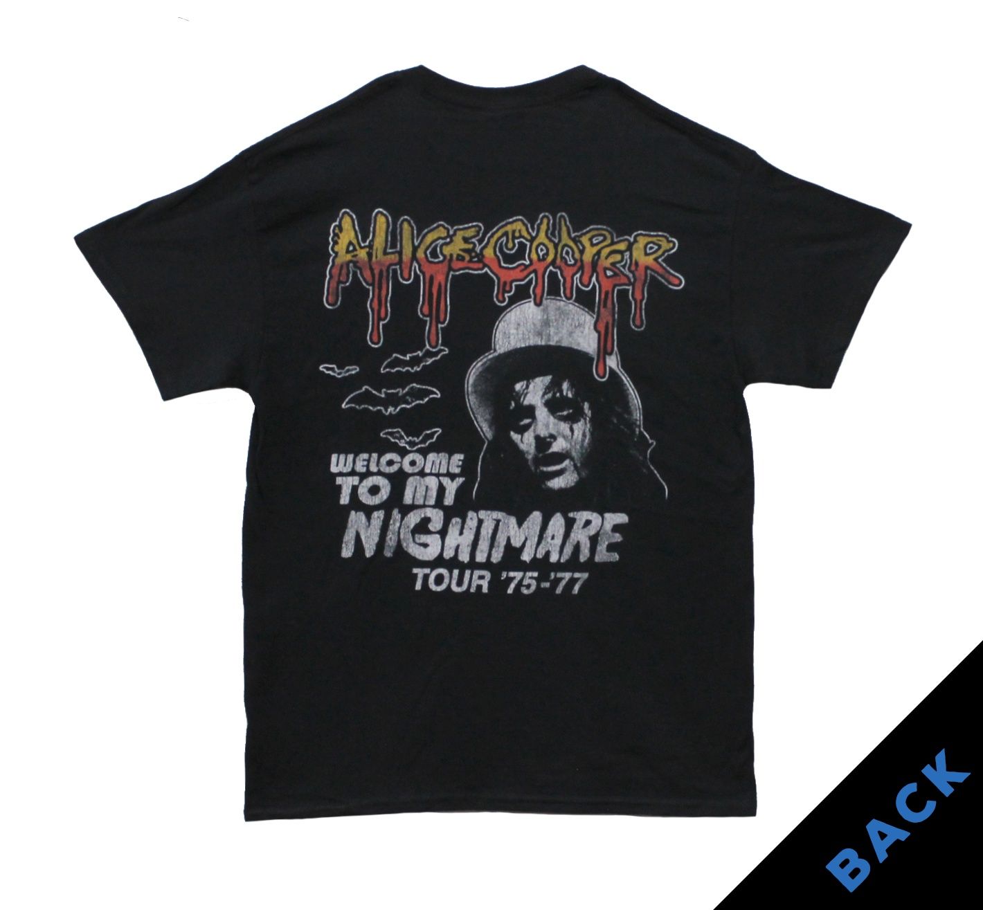 Alice Cooper Triangle Bats Tour 75-77 - Black