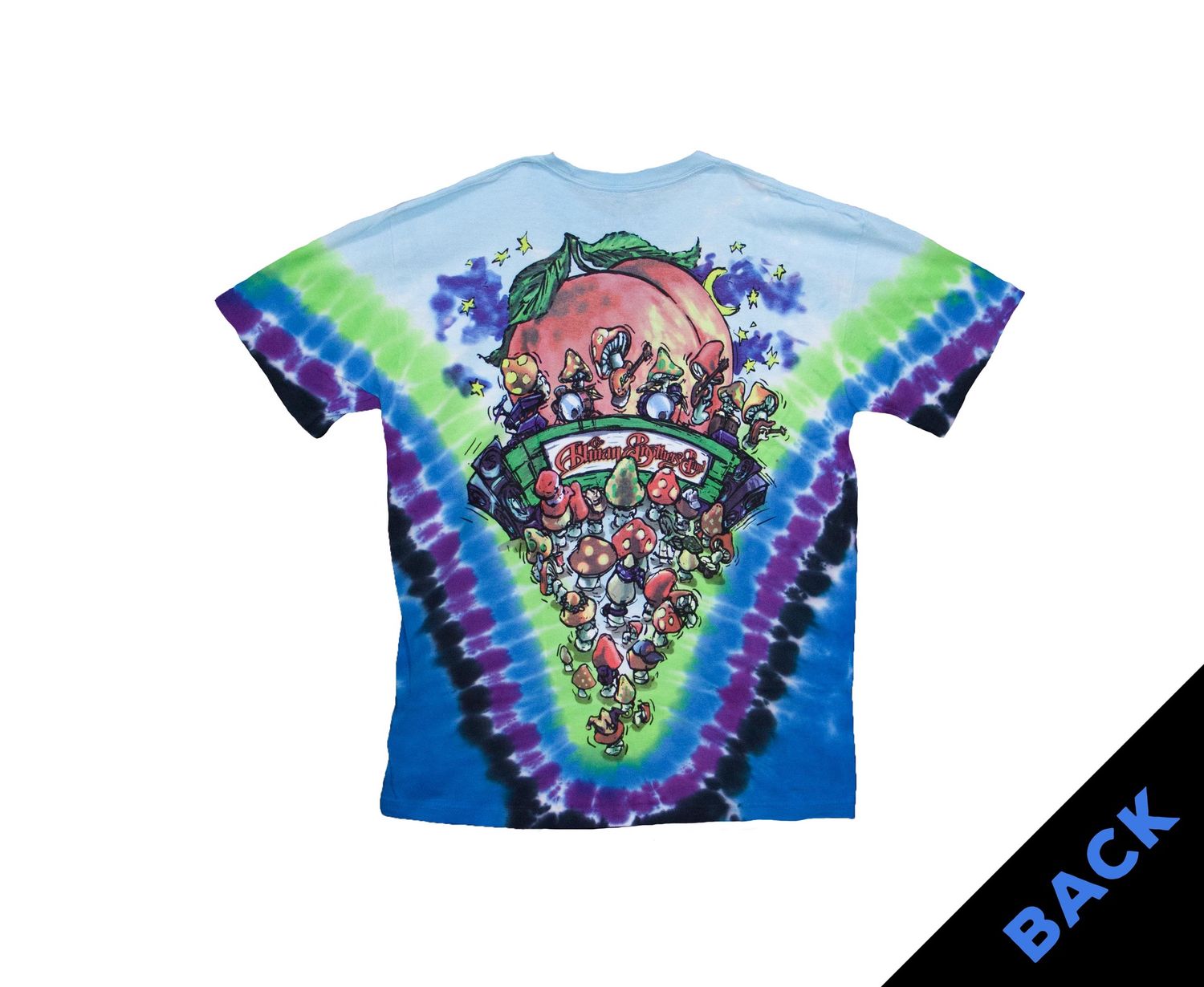 Allman Brothers Mushroom Express Peach - Tye-Dye