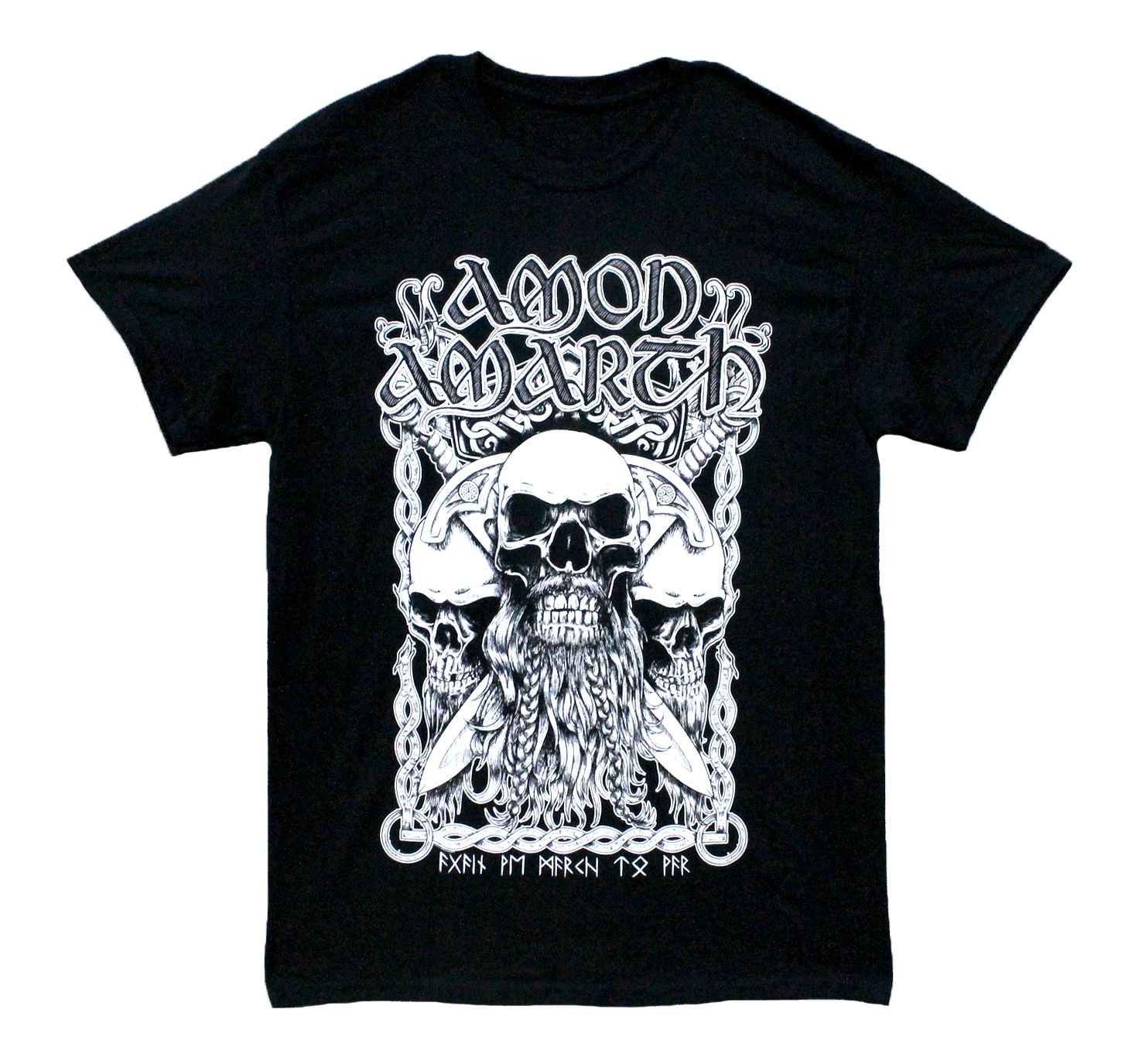 Amon Amarth Bearded Skull - Black