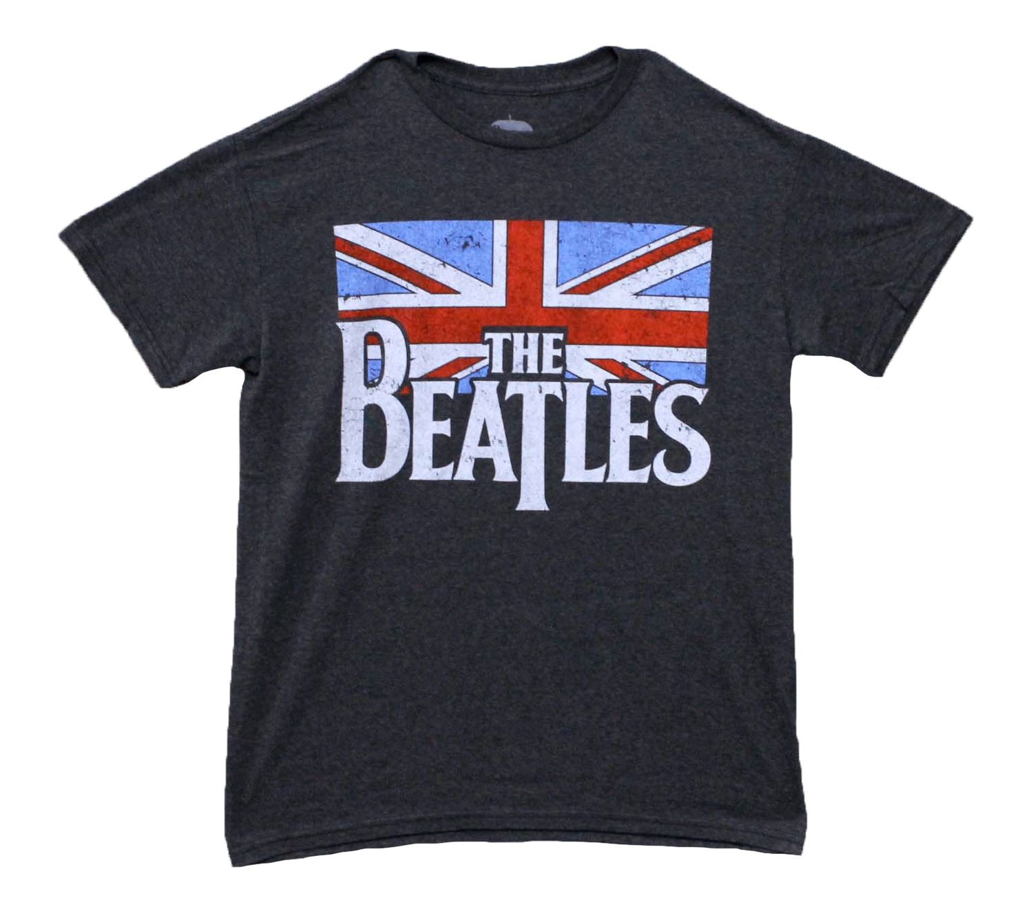 Beatles Distressed Union Jack Flag - Grey