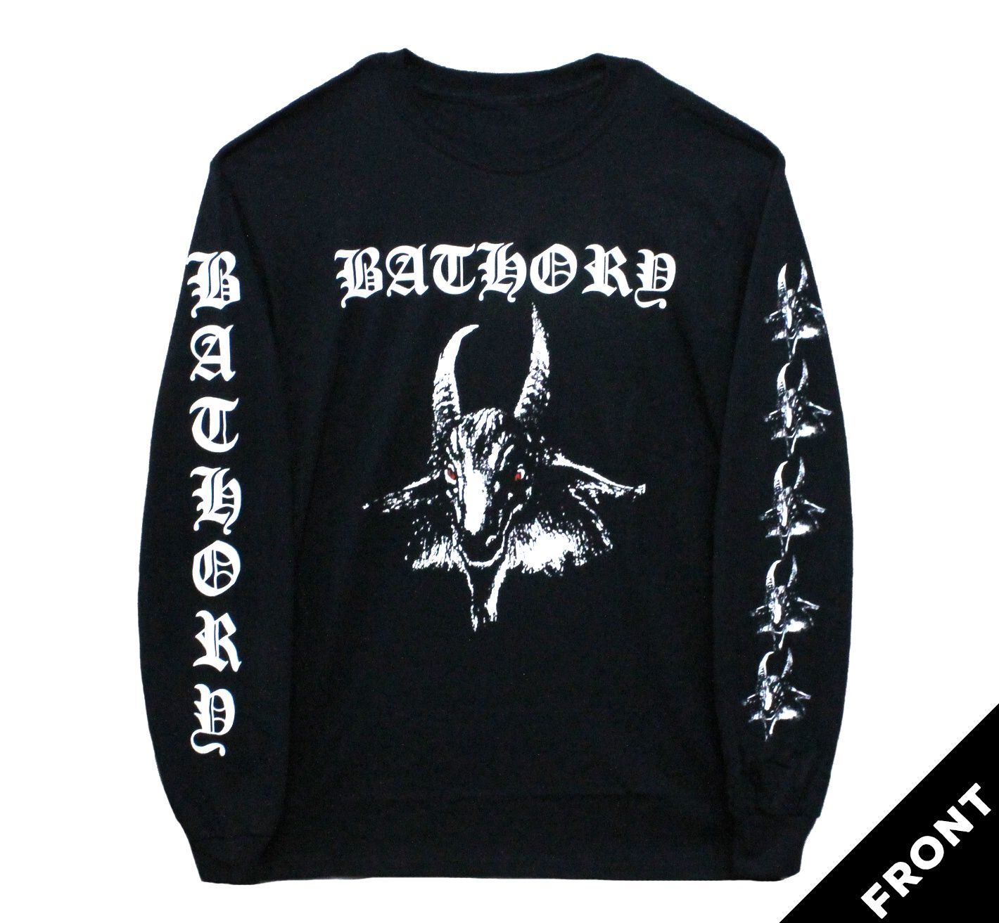 Bathory Goat Cover Longsleeve - Black