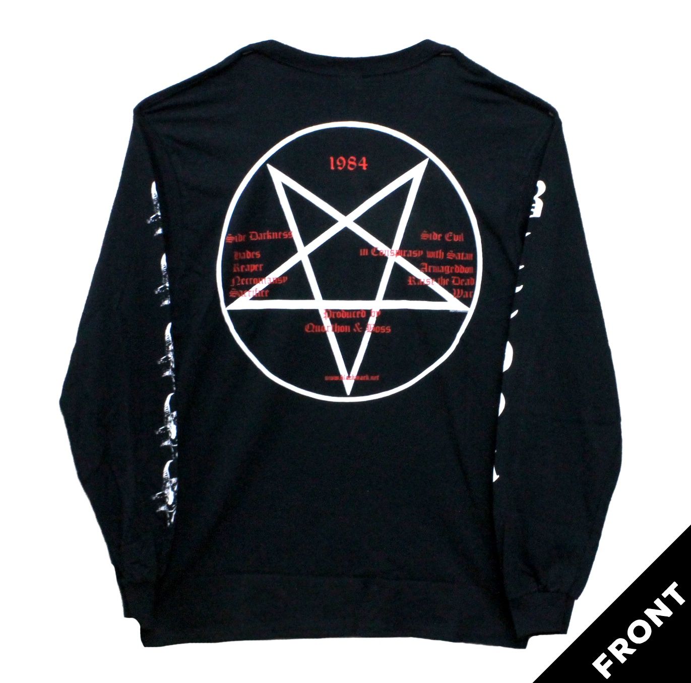 Bathory Goat Cover Longsleeve - Black