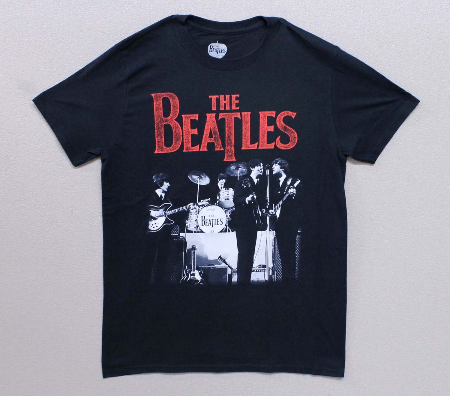 Beatles Live Red Logo - Black