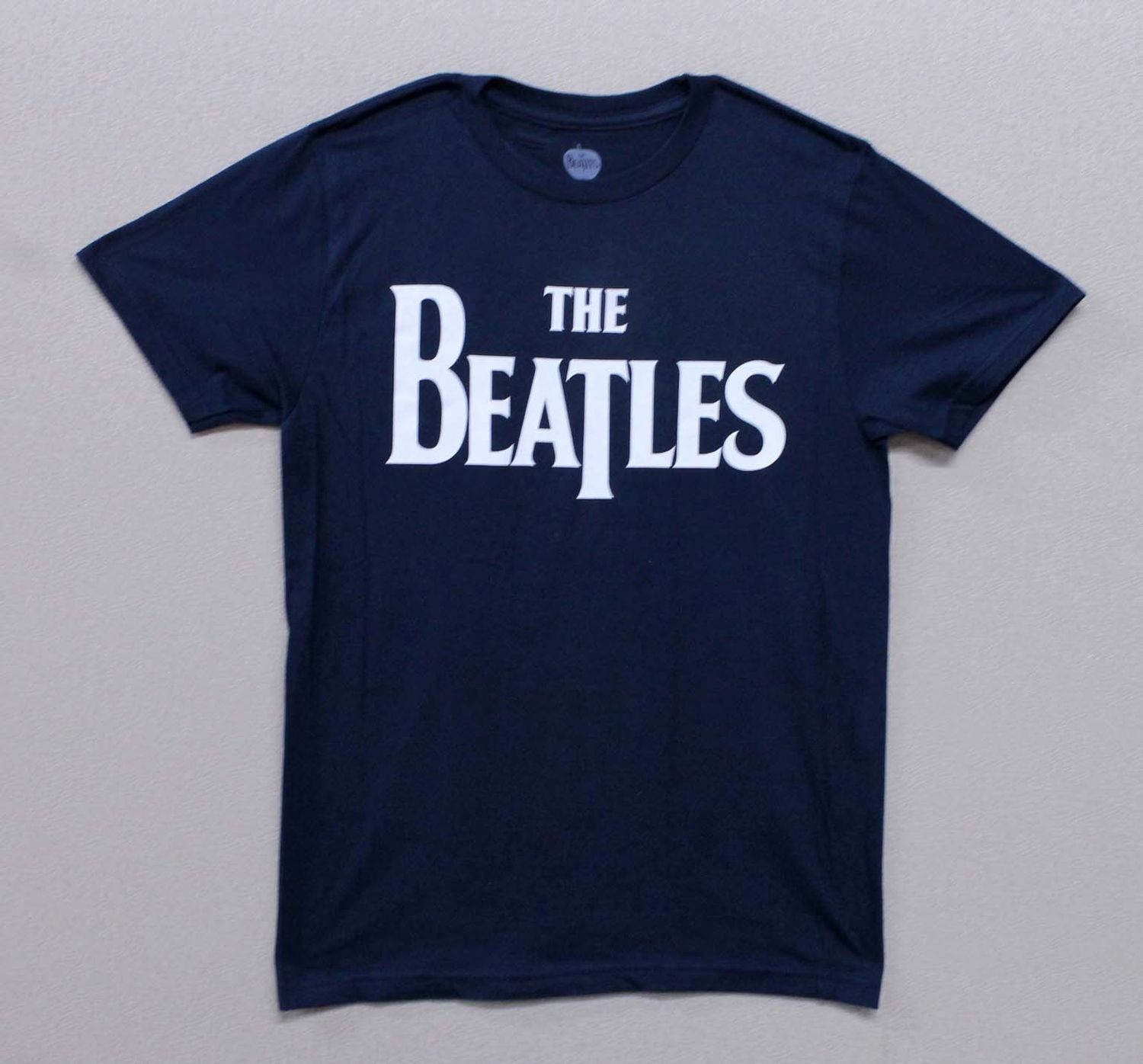 Beatles Drop T Logo - Navy