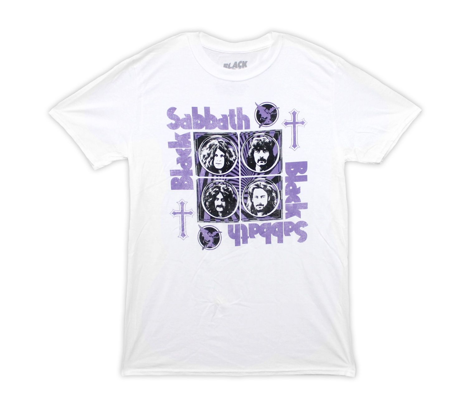 Black Sabbath Core Cross - White