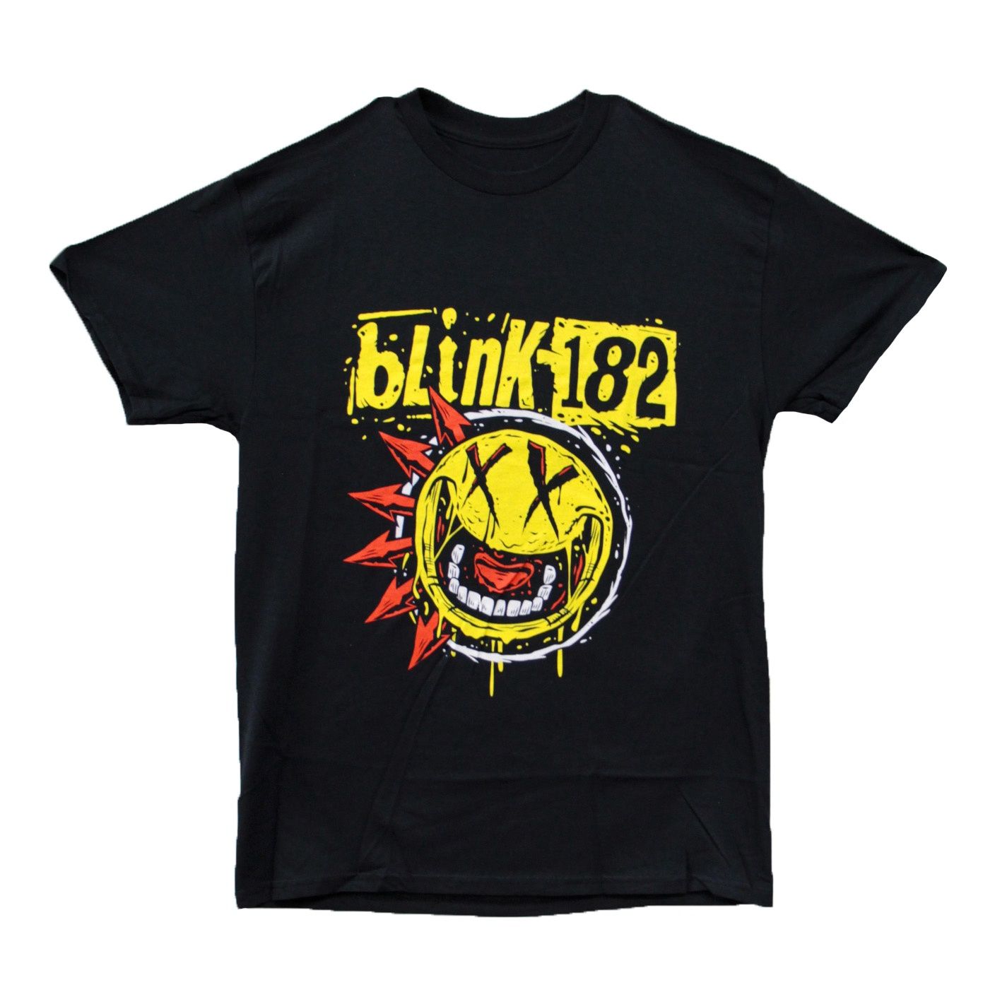 BLINK 182 Punk Smiley-BLK