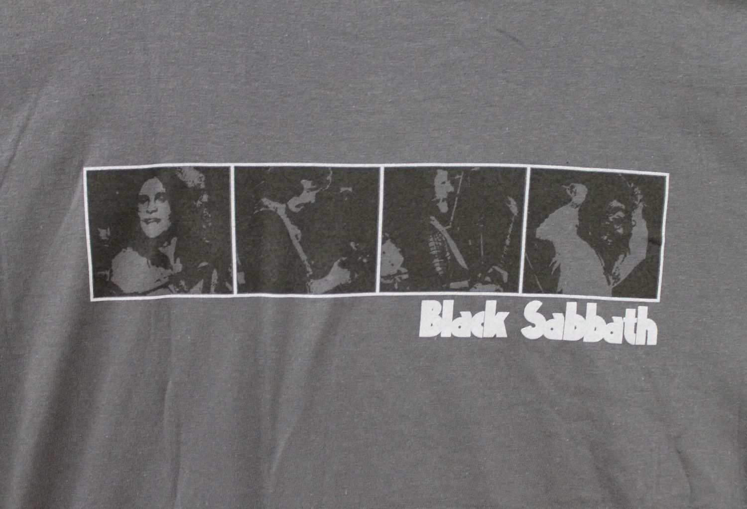 Black Sabbath Vol 4 Chest Logo - Grey