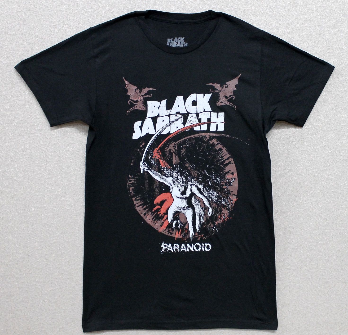 Black Sabbath Paranoid Devil Holding Sword